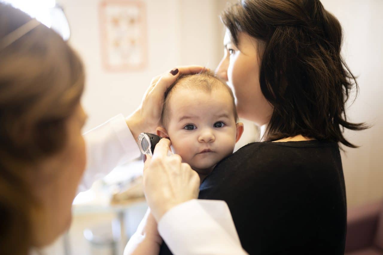 A Baby and her doctor